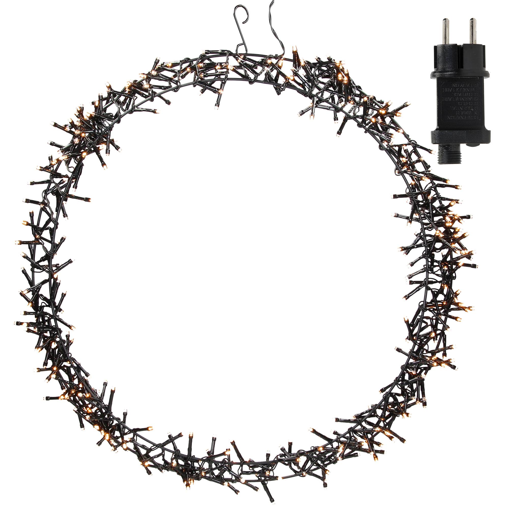 Ecd-Germany - Couronne de lumière 400 LEDs couronne lumineuse porte/fenêtre décoration de Noël - Image 2