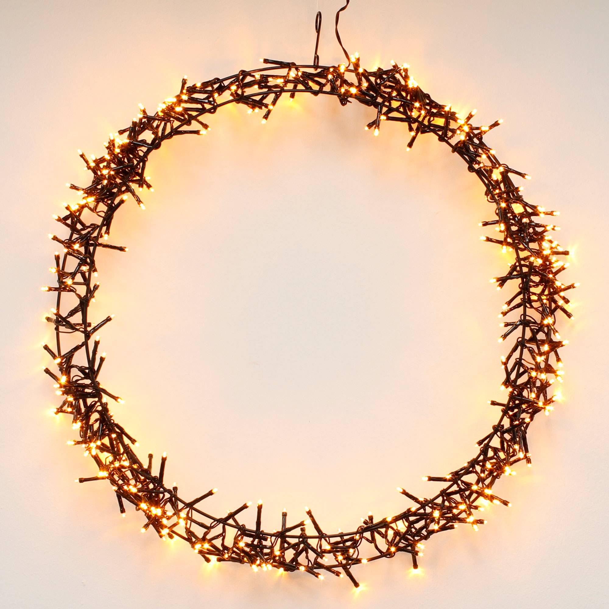 Ecd-Germany - Couronne de lumière 400 LEDs couronne lumineuse porte/fenêtre décoration de Noël - Image 6