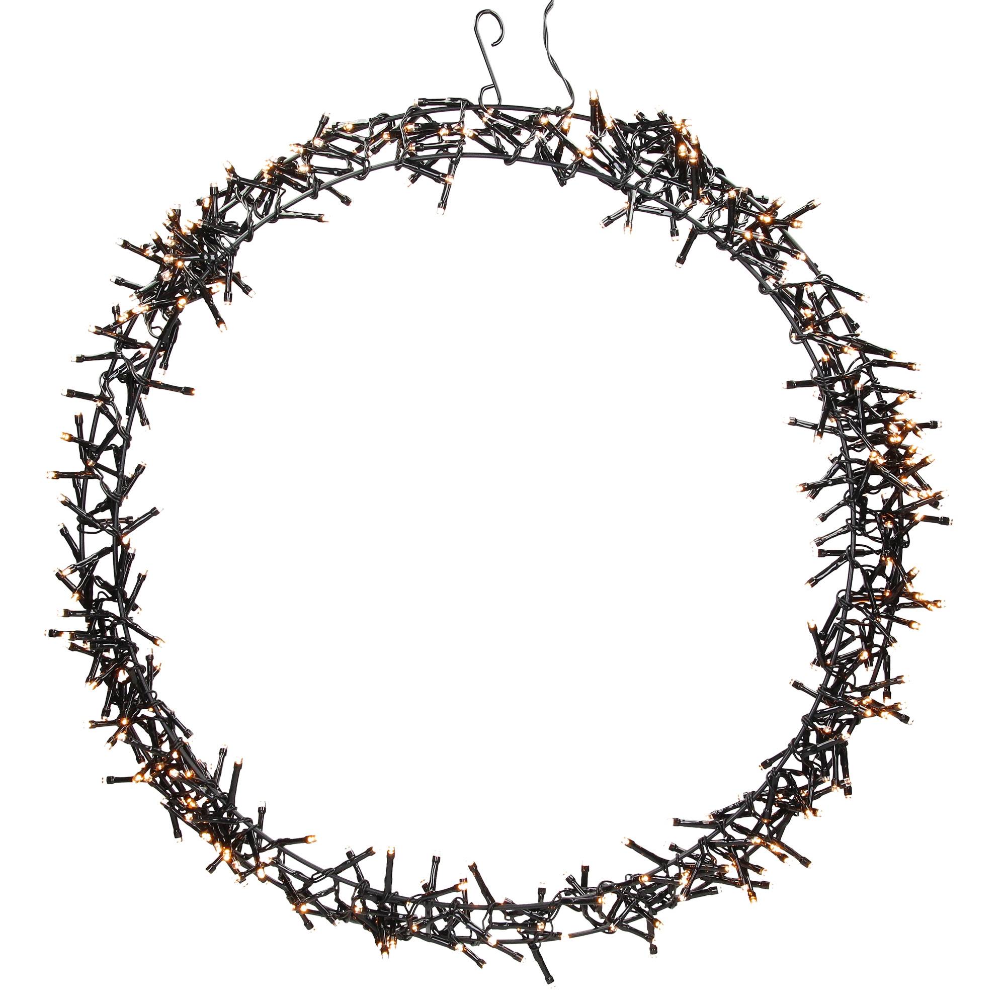 Ecd-Germany - Couronne de lumière 400 LEDs couronne lumineuse porte/fenêtre décoration de Noël - Image 8