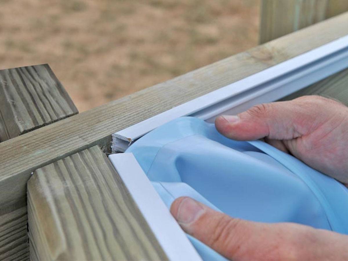 Gré - Liner seul bleu pour piscine bois ronde Lili 2 - Gré - Image 1