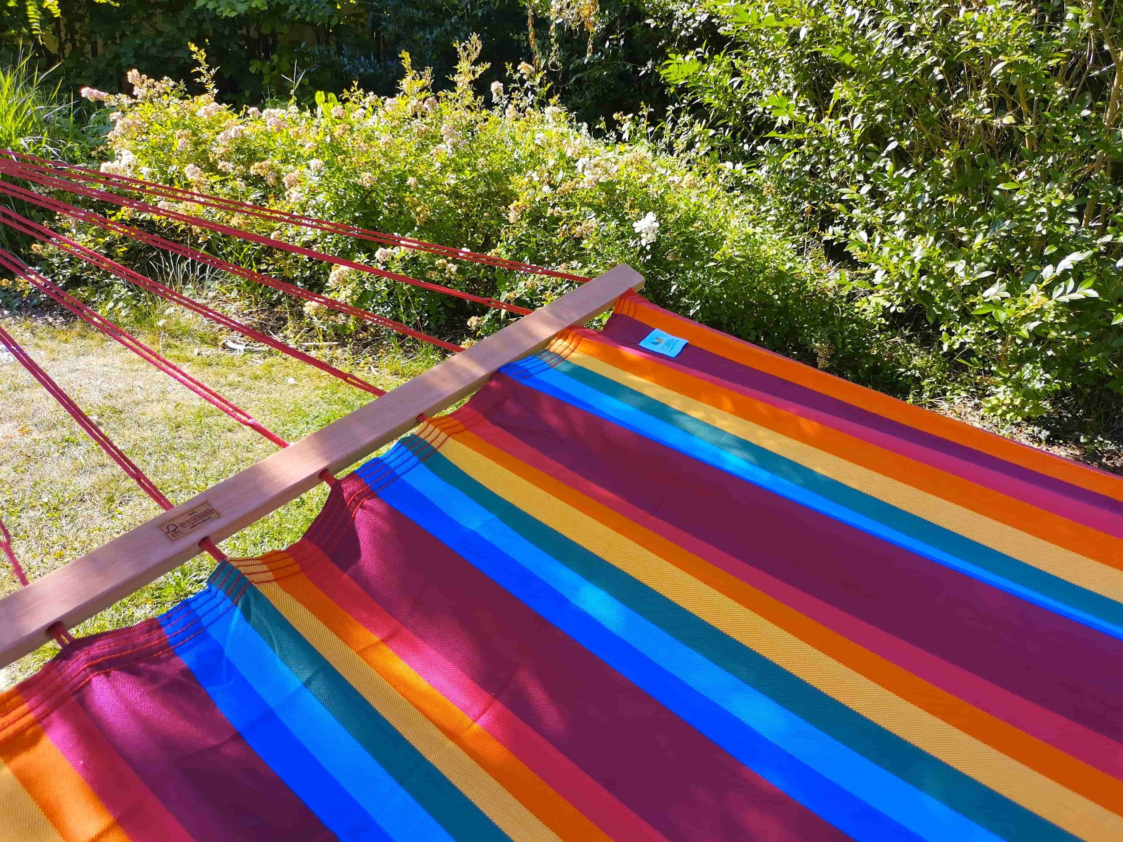 Jobek - Hamac KOUPLE 350x140 cm en Polypropylène Fortaleza certifié FSC 100% JOBEK - Image 5