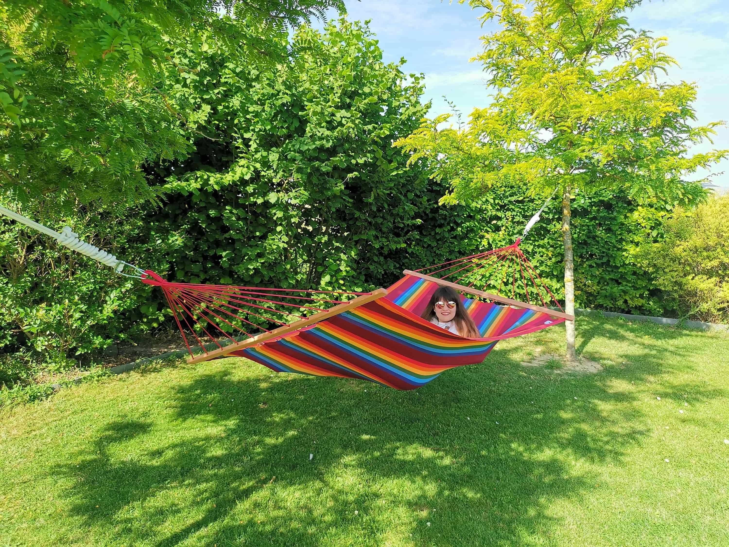 Jobek - Hamac KOUPLE 350x140 cm en Polypropylène Fortaleza certifié FSC 100% JOBEK - Image 4