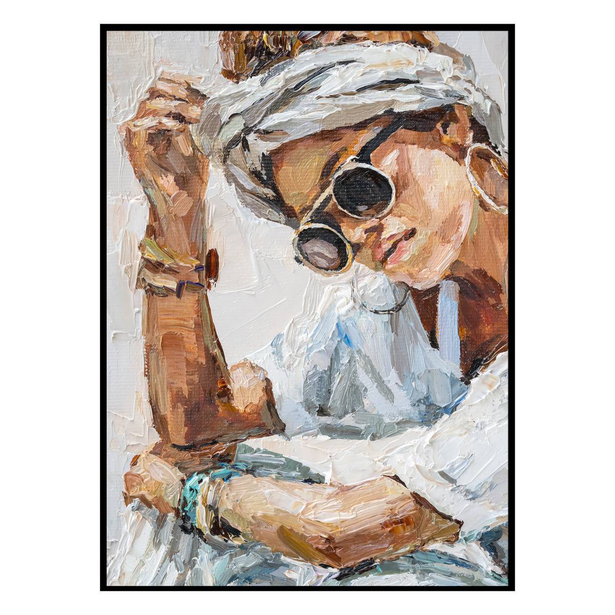 Atmosphera - Toile imprimée "Bianca" 50x70cm - Atmosphera Créateur d'intérieur - Image 1