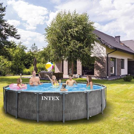 Piscine tubulaire Baltik ronde 5,49 x 1,22 m Intex - Image 1