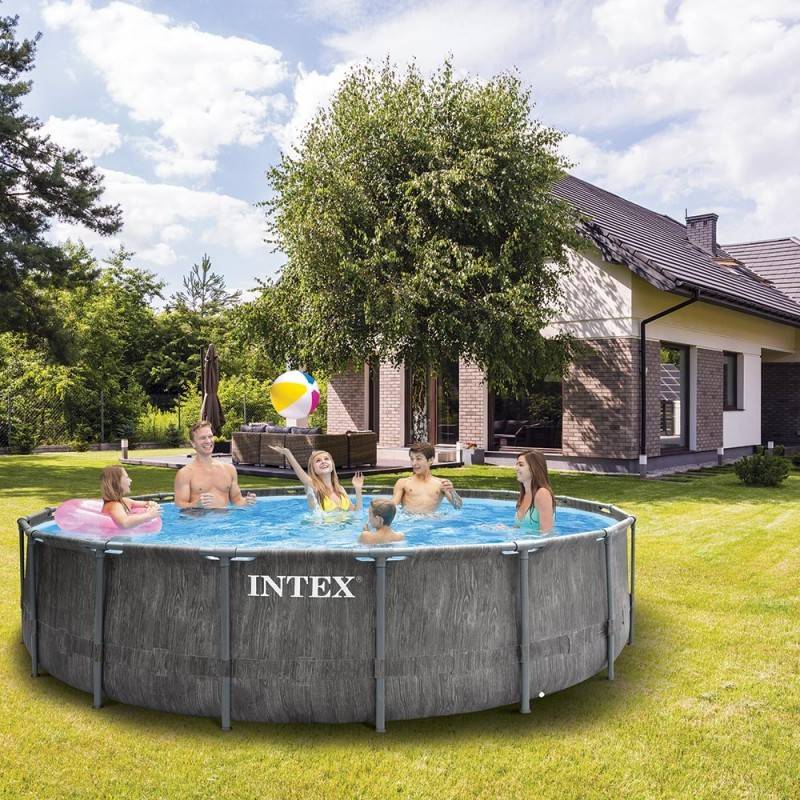 Piscine tubulaire Baltik ronde 5,49 x 1,22 m Intex - Image 1