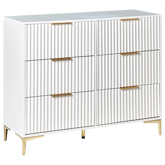 Beliani - Commode MDF Blanc WALCOTT - 108x40x89- Beliani - Image 2
