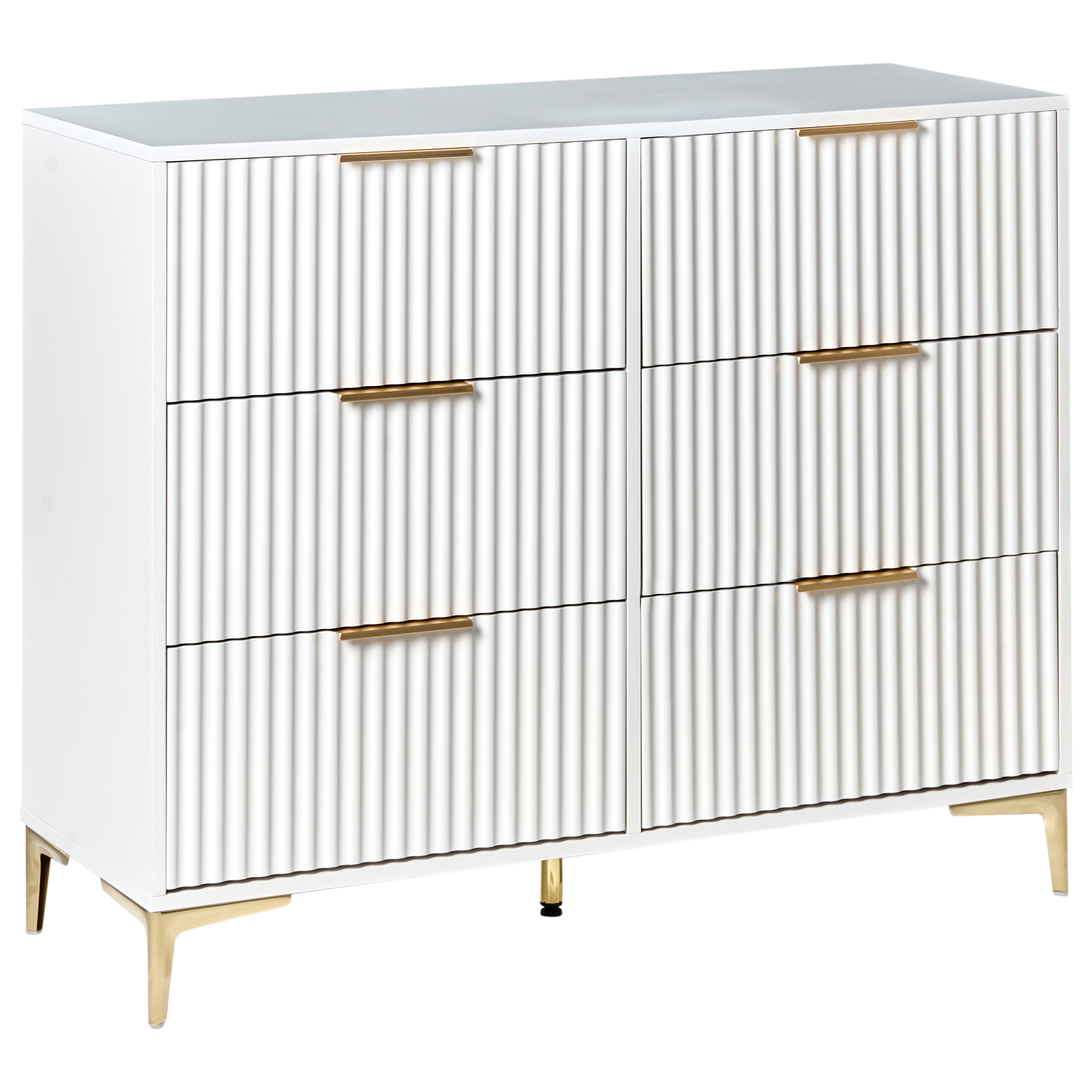 Beliani - Commode MDF Blanc WALCOTT - 108x40x89- Beliani - Image 2