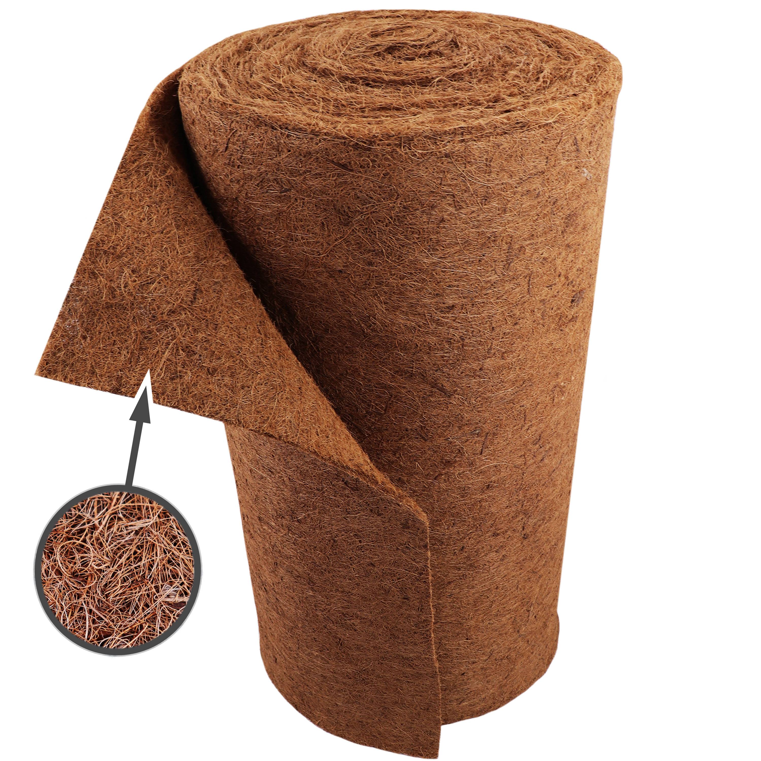 22m tapis de coco natte de protection hivernale natte de remblai natte en fibre de coco 800g/m² 0.5m de large - Image 2