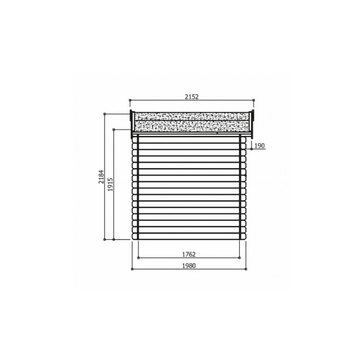 Abri de Jardin SOLID SUPERIA Essen en Bois - 198x198x218cm - Image 3