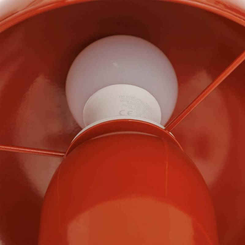 Lampe champignon H24,5 cm Lito métal terracotta Atmosphera - Image 2