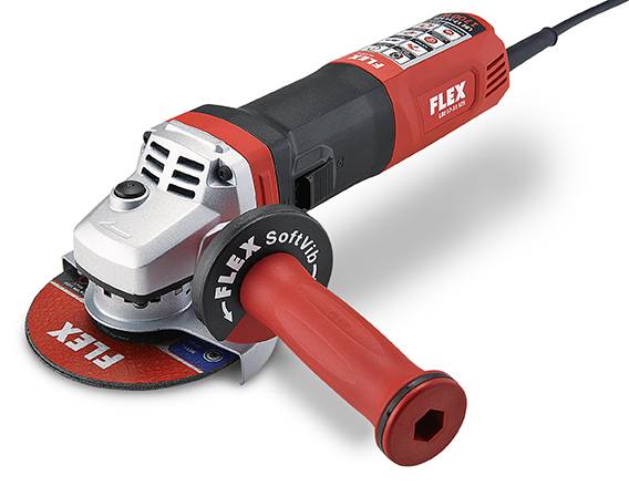 Meuleuse d'angle 1700 watts avec frein + vitesse variable Ø125 mm LBE 17-11 125 FLEX - avec accessoires - 447668 - Image 1