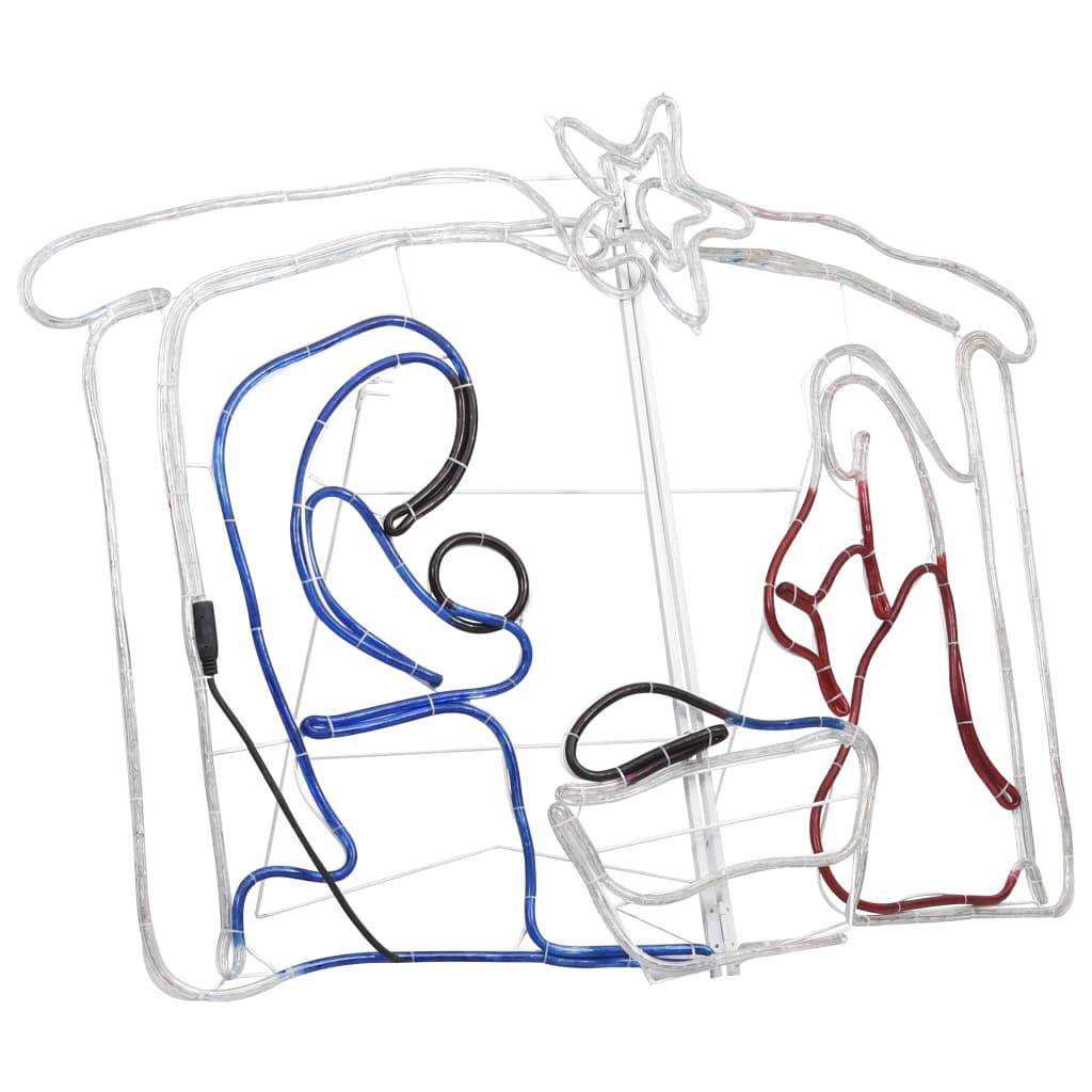 Maison Chic - Décoration de la crèche de Noël - Décorations De Noël - décoration lumineuse de Noël 240 LED 116x41x87 cm - Image 1
