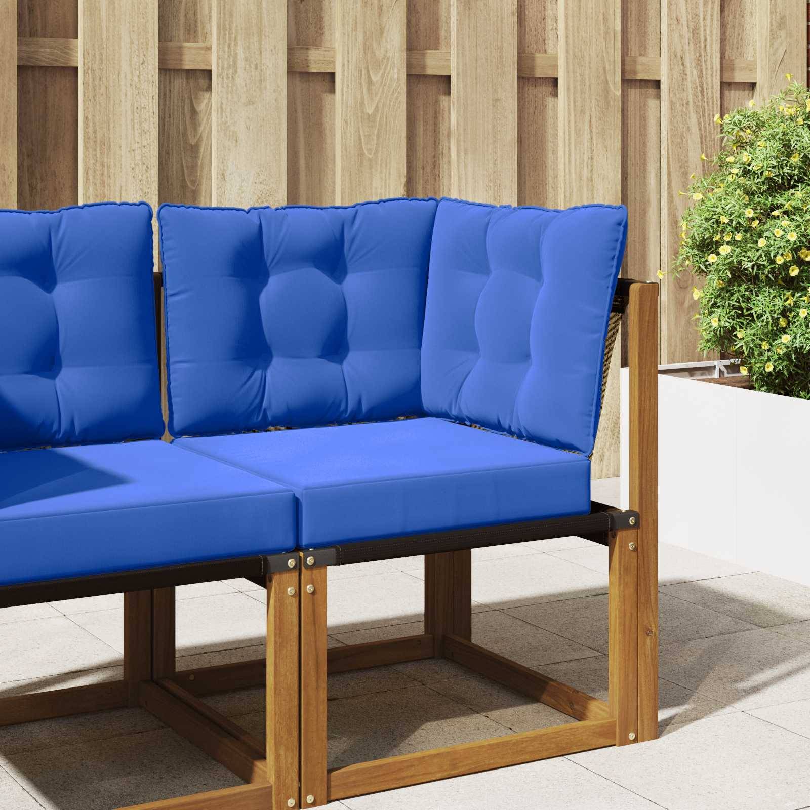 PANGIVO - Coussins de canapé extérieur polyester bleu royal 60 x 40 x 10 cm - PANGIVO - Image 1