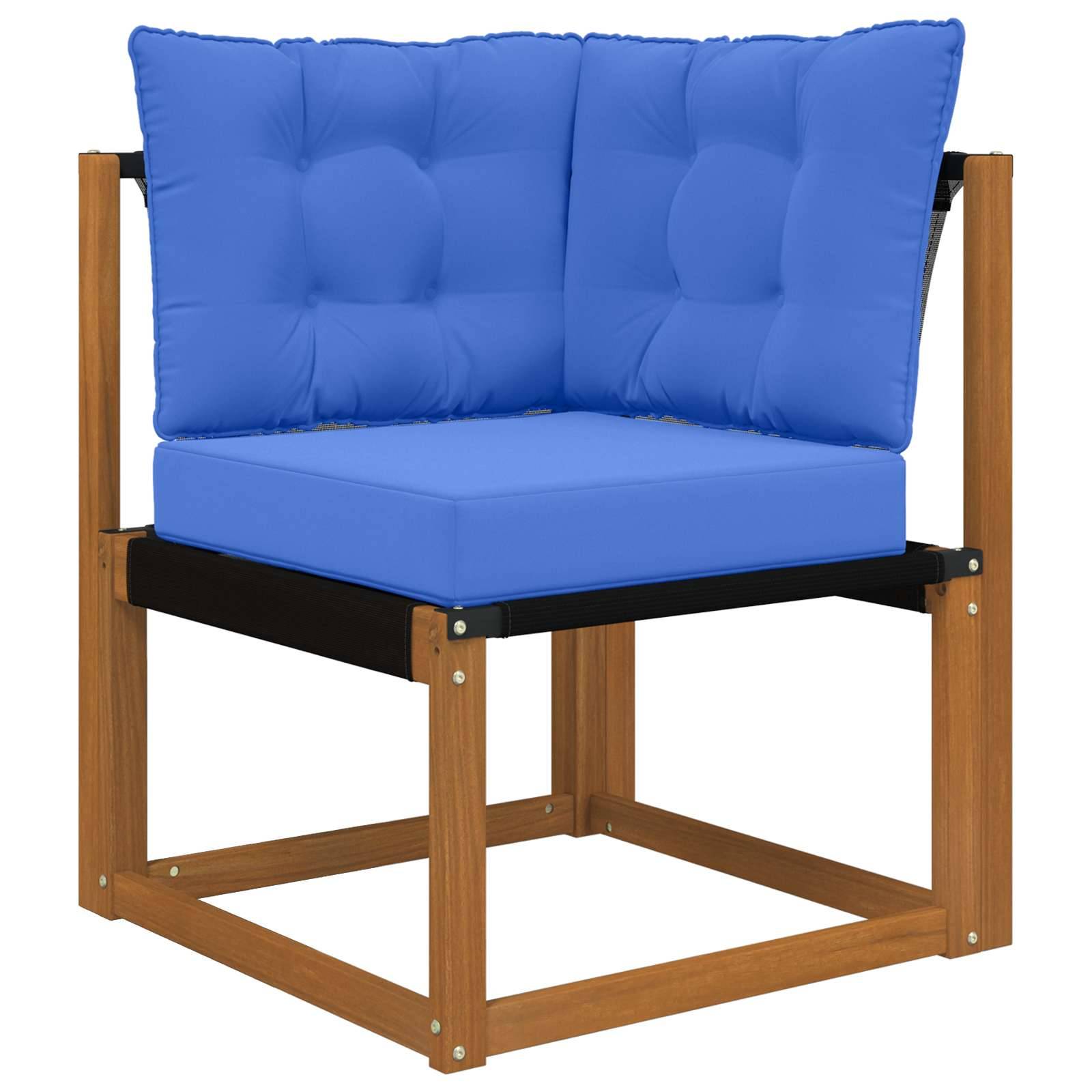 PANGIVO - Coussins de canapé extérieur polyester bleu royal 60 x 40 x 10 cm - PANGIVO - Image 3