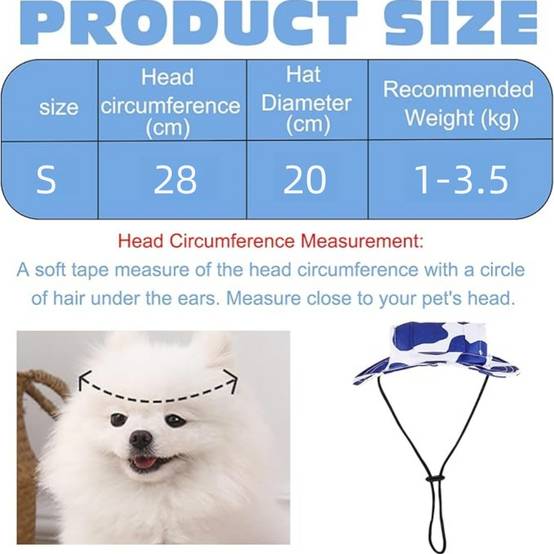 Chapeau de protection solaire pour chien en trois parties DtopbuyAge - Image 2
