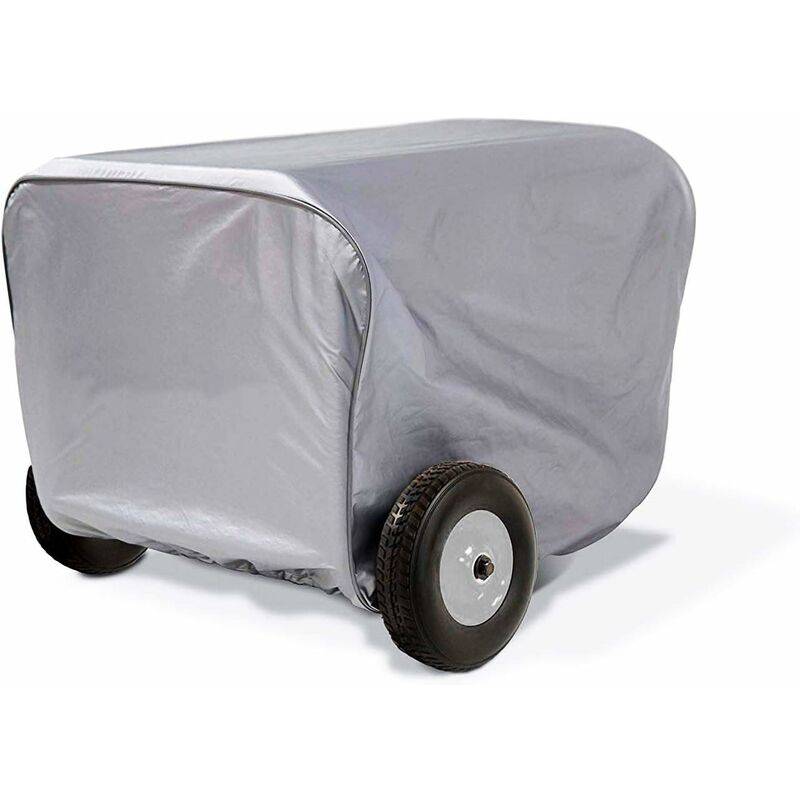 IntiMeg - Housse de protection pour générateur d'onduleur et générateur portable en extérieur Argenté 63.5X60X51.5cm IntiMeg - Image 1