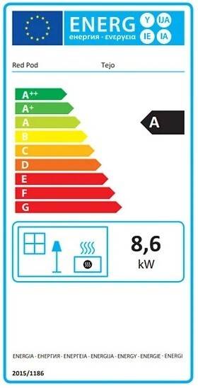 REDPOD POELE A BOIS Tejo Eco  6,7Kw - Image 6