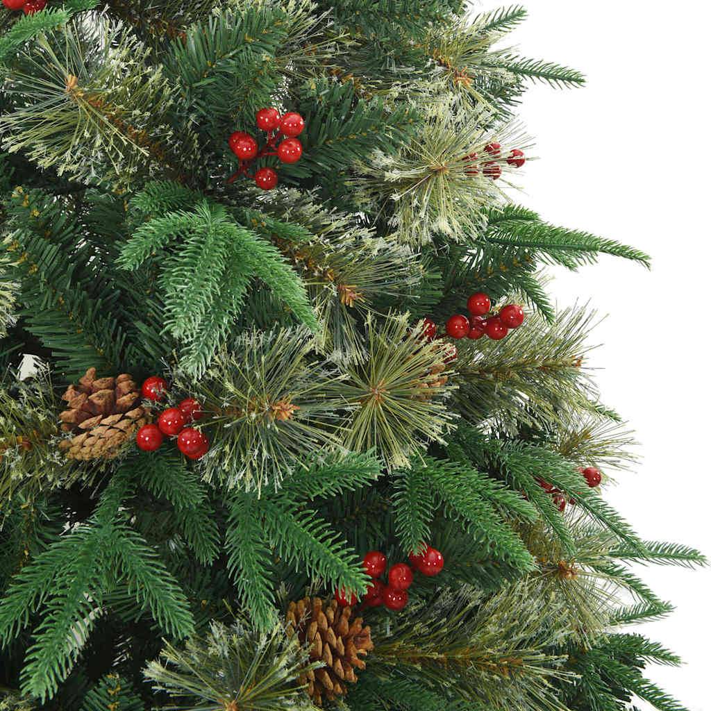 Sapin de Noël | Arbre de Noël Artificiel à Branches Articulées Vert 210 cm Maison Chic - Image 5