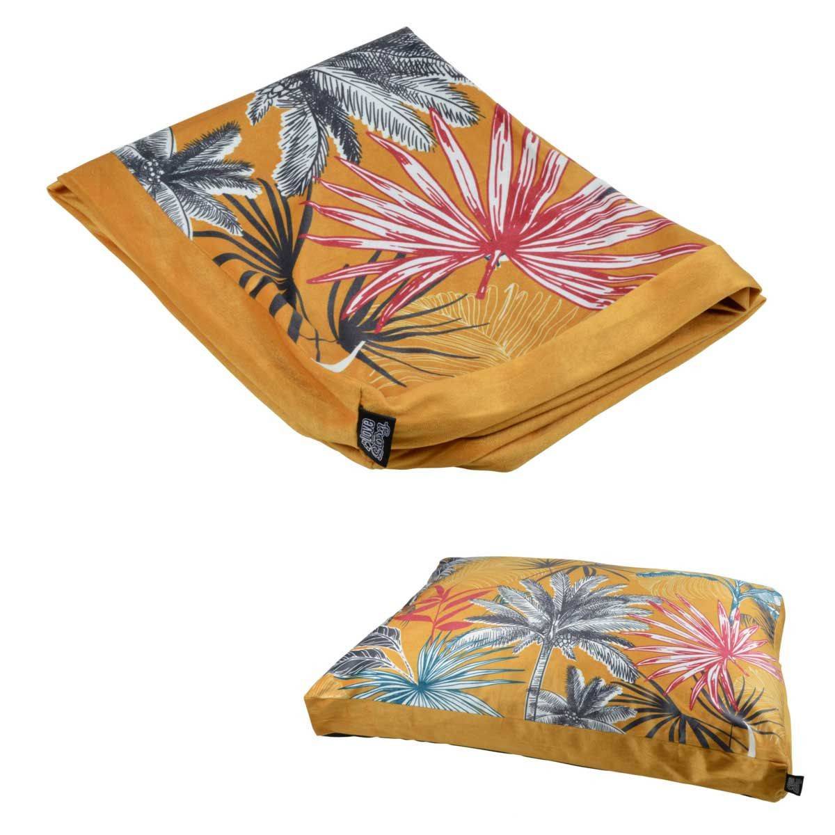Love Story - Housse de Coussin pour Chien & Chat "Lodge" 100cm Moutarde - Image 1