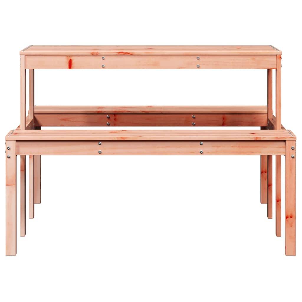 PANGIVO - Table de pique-nique bois massif de douglas 110 x 134 x 75 cm - PANGIVO - Image 4