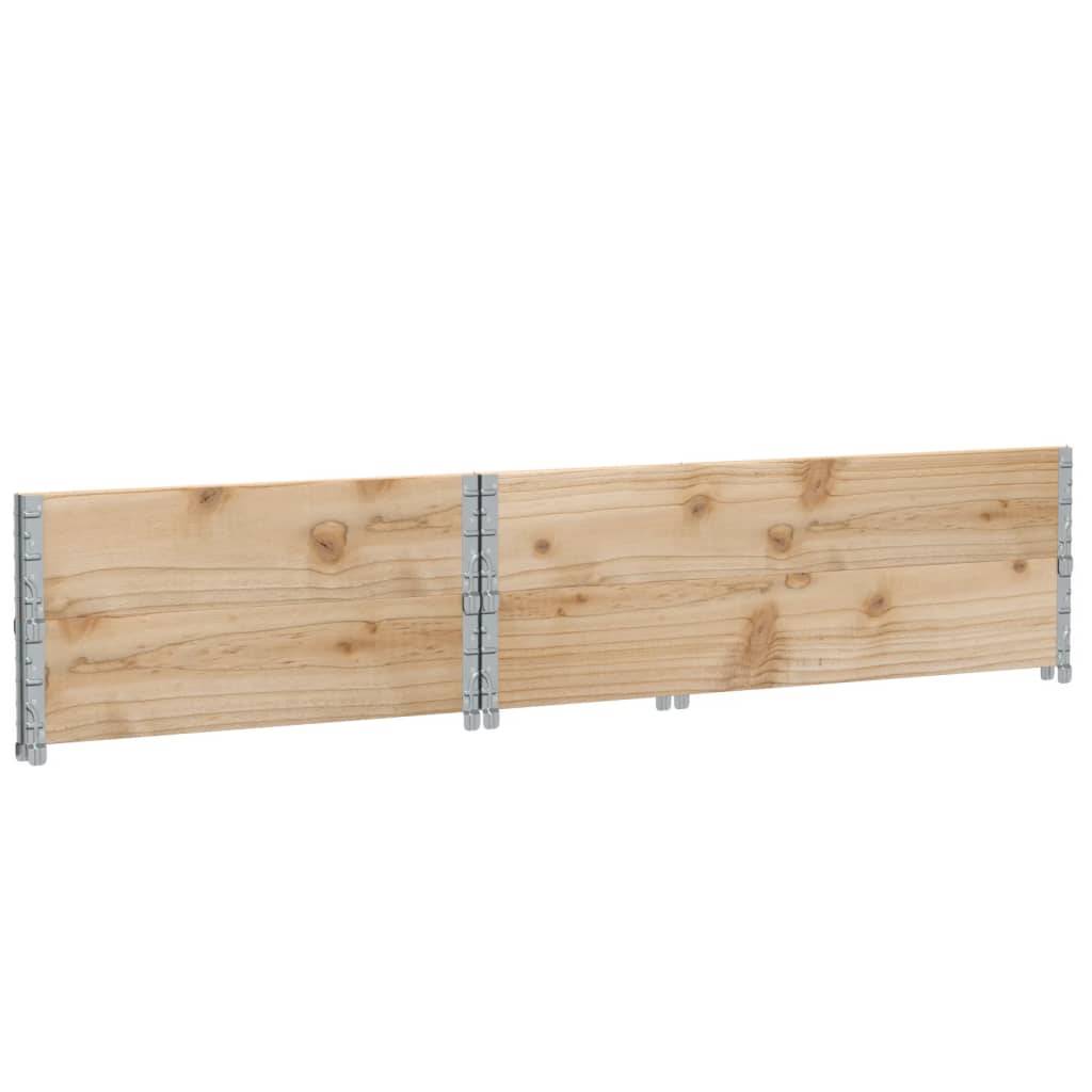 Carré potager surélevé Bois de Pin Massif pour Jardin Balcon Pliable 120x80x41 cm - ComfortXL Outdoor Living - Image 6