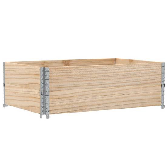 Carré potager surélevé Bois de Pin Massif pour Jardin Balcon Pliable 120x80x41 cm - ComfortXL Outdoor Living - Image 5