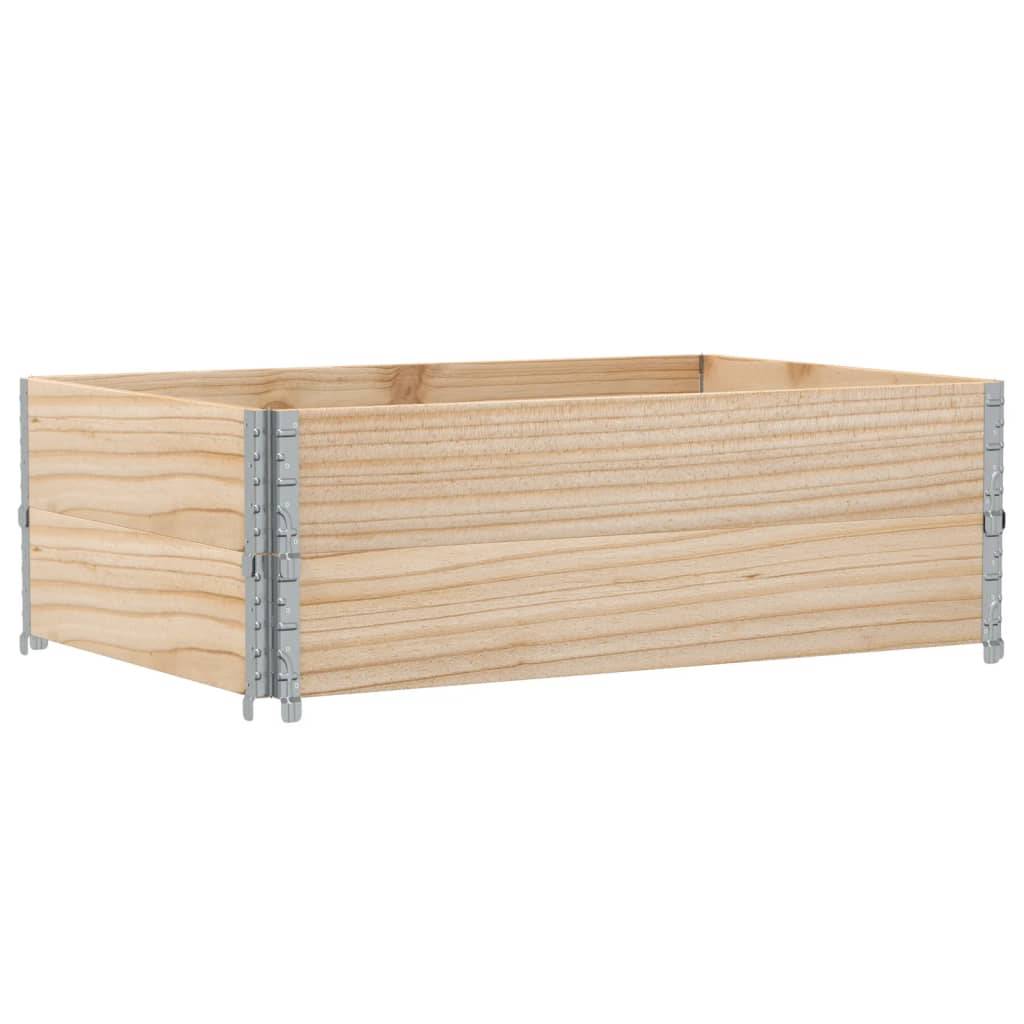 Carré potager surélevé Bois de Pin Massif pour Jardin Balcon Pliable 120x80x41 cm - ComfortXL Outdoor Living - Image 5