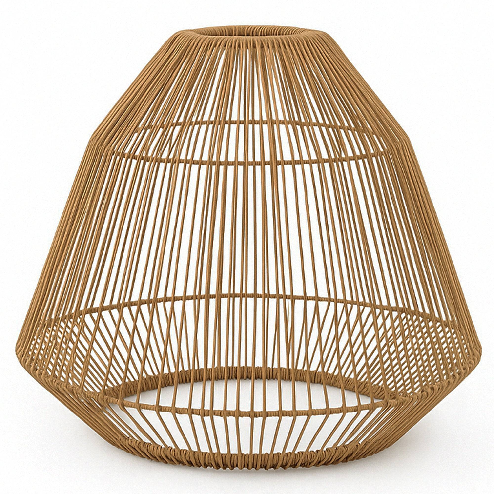 Lumisky - Abat jour poly rotin seul MAYA H39cm - Image 1