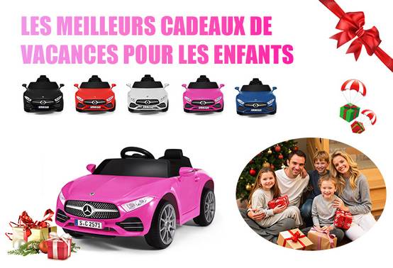 Voiture électrique pour enfants Mercedes-Benz CLS 350 Rose Rouge - Vitesse 2,5-4,5 km/h Éclairage LED et musique - Image 10