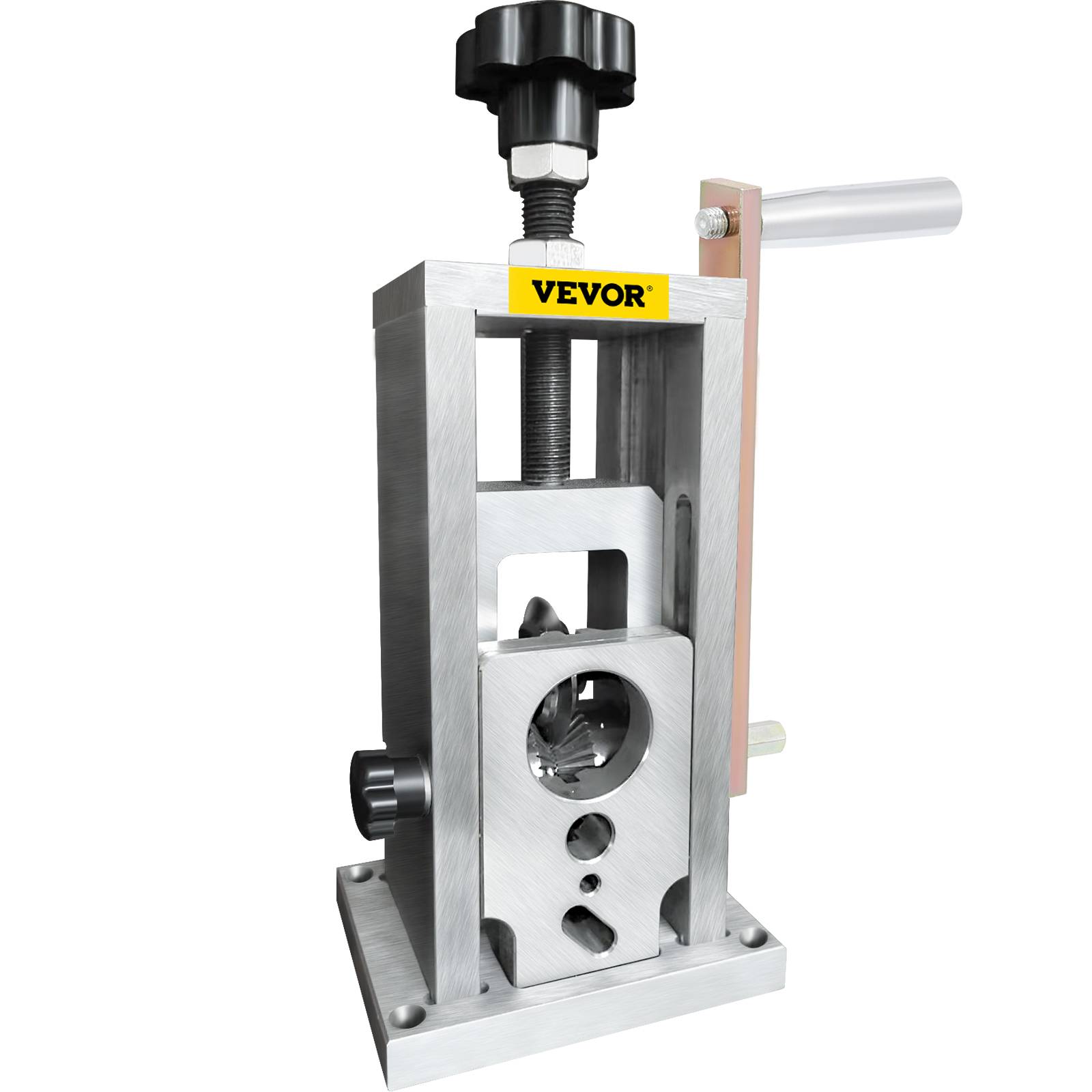 VEVOR Machine à dénuder 13x10x22 cm manuelle à manivelle, alliage aluminium, faisceaux câbles. - Image 1
