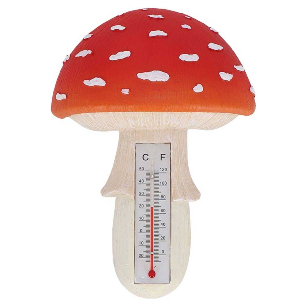 Esschert Design - Thermomètre en résine Amanite - Image 1