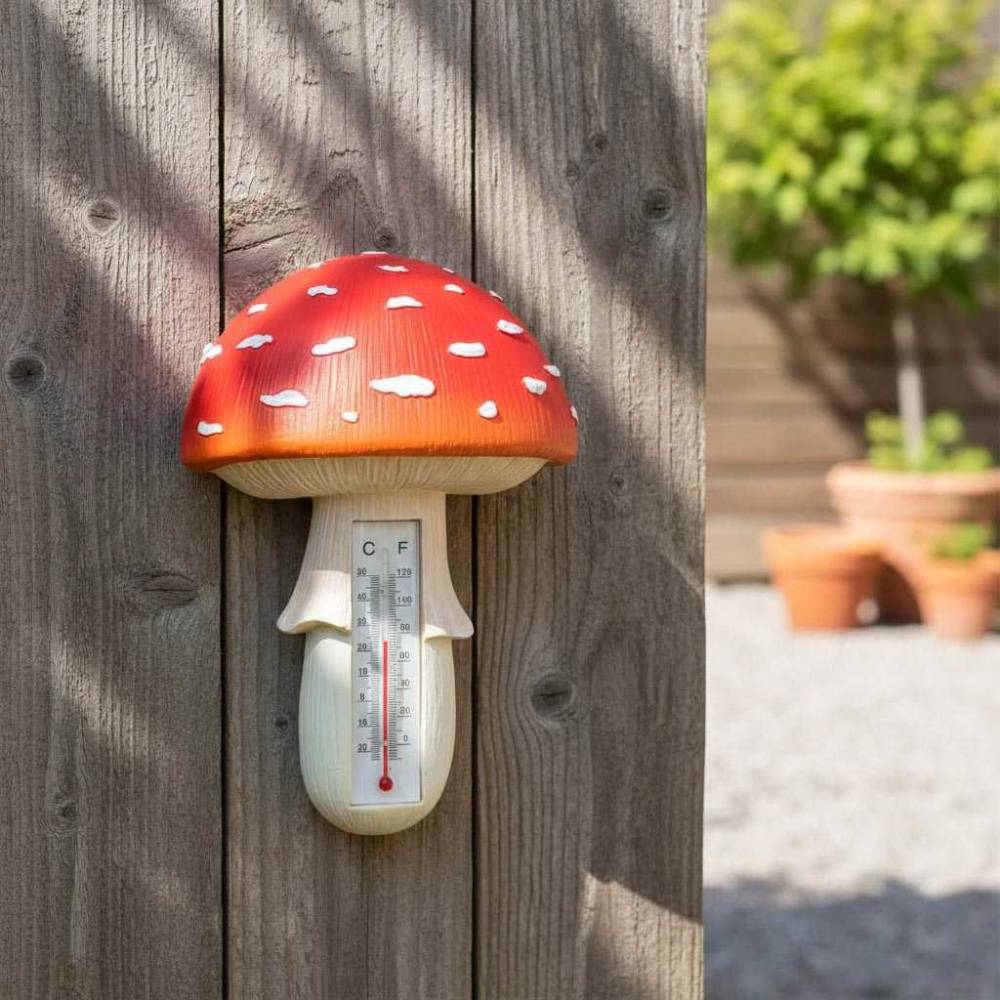 Esschert Design - Thermomètre en résine Amanite - Image 2