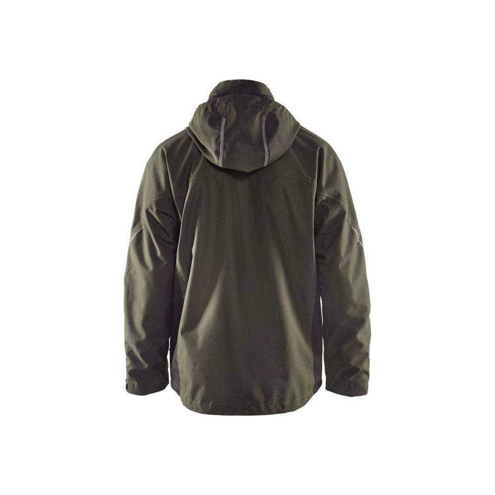Veste imperméable hiver Blaklader Technique doublée Vert Olive / Noir M - Image 2