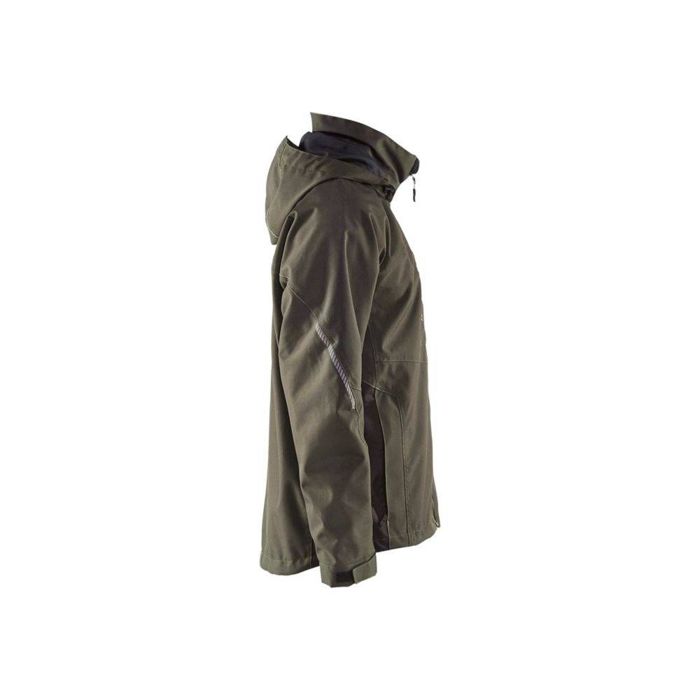 Veste imperméable hiver Blaklader Technique doublée Vert Olive / Noir M - Image 3
