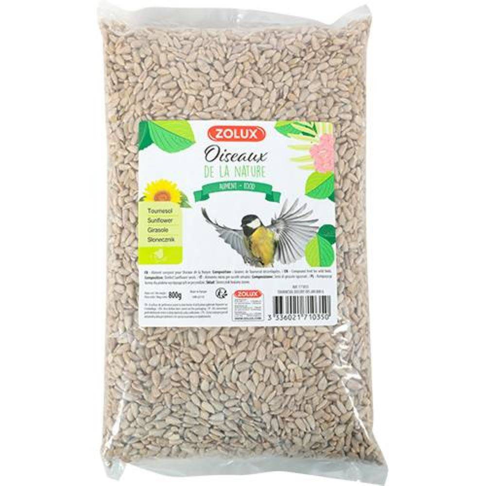 Zolux - Tournesol décortiqué 800g pour oiseaux de la nature