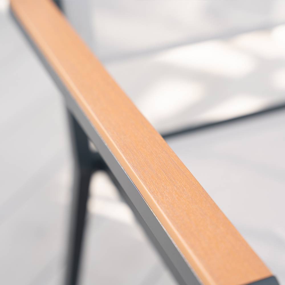 Home Deluxe - Chaise de jardin empilable HOME DELUXE SEDIA - lot de 12 - Image 5