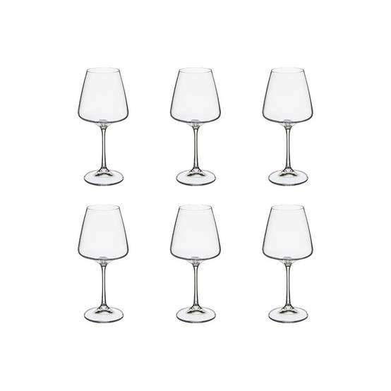 Lot de 6 Verres à Vin "Selenga" 36cl Transparent - Image 1