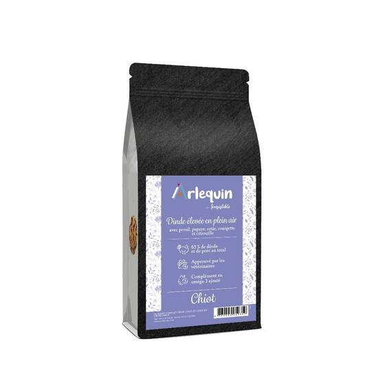 CROQUETTE CHIOT SUPERFOOD SANS CÉRÉALES ARLEQUIN IRRÉSISTIBLE Dinde 6 kg - Image 1