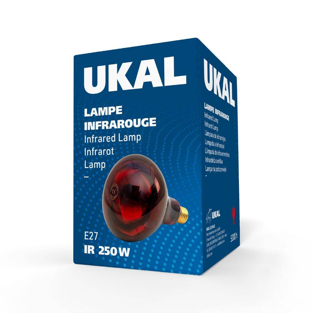 Ukal - Ampoule infrarouge 250 W rouge UKAL - Image 4