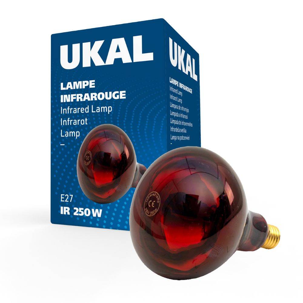 Ukal - Ampoule infrarouge 250 W rouge UKAL - Image 3