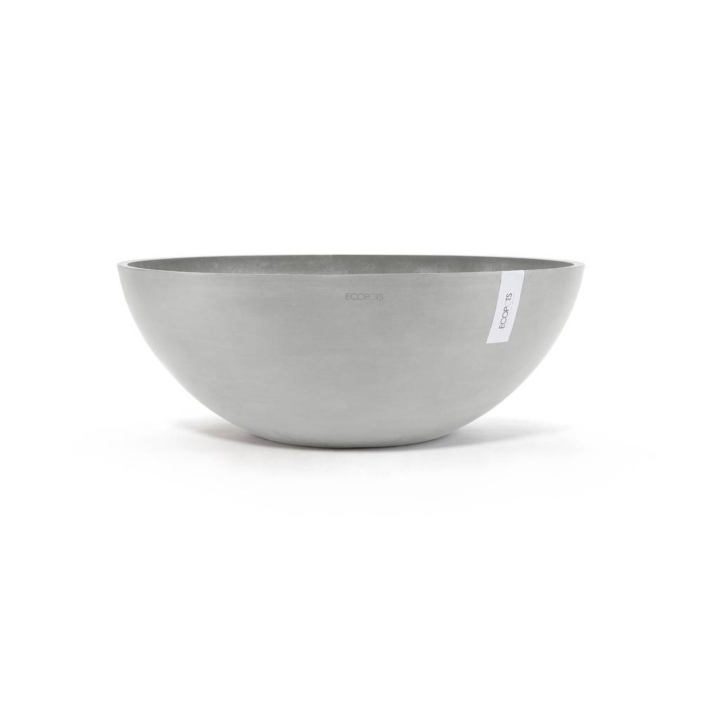 Ecopots - Pot Rond Vienna 70 Blanc Gris - Ø 70 x H. 25,2 cm - 61,7 L ECOPOTS - Image 2
