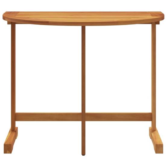 Table de Balcon Pliante Murale 90x60cm en Bois d'Acacia Massif, Solution Gain de Place Intelligente – ComfortXL Outdoor Living - Image 4