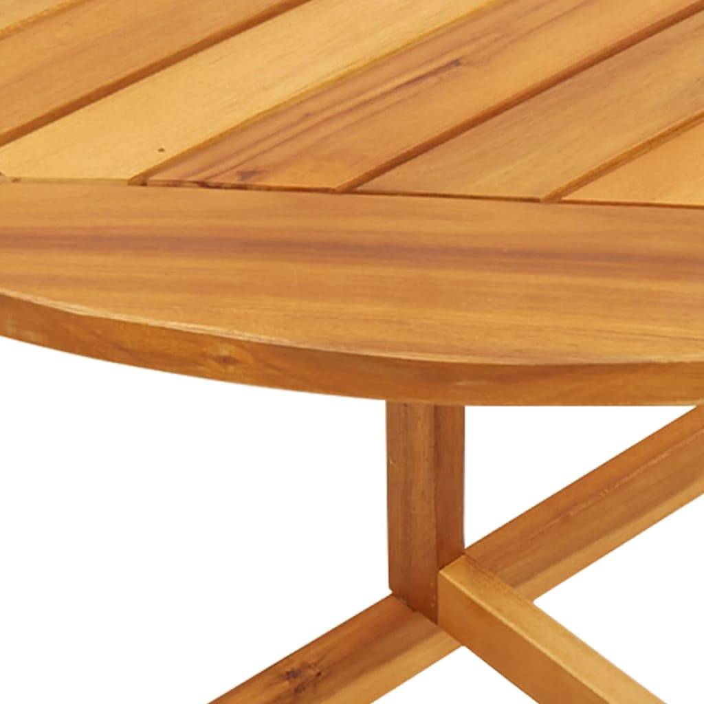 Table de Balcon Pliante Murale 90x60cm en Bois d'Acacia Massif, Solution Gain de Place Intelligente – ComfortXL Outdoor Living - Image 9
