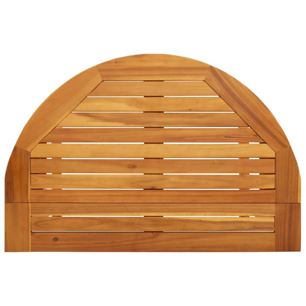 Table de Balcon Pliante Murale 90x60cm en Bois d'Acacia Massif, Solution Gain de Place Intelligente – ComfortXL Outdoor Living - Image 8