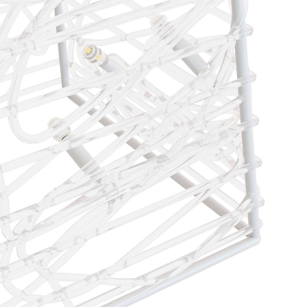 Cône Lumineux Décoratif Acrylique 45 LED 8 Modes Fêtes 90cm Blanc Froid – ComfortXL Outdoor Living - Image 8
