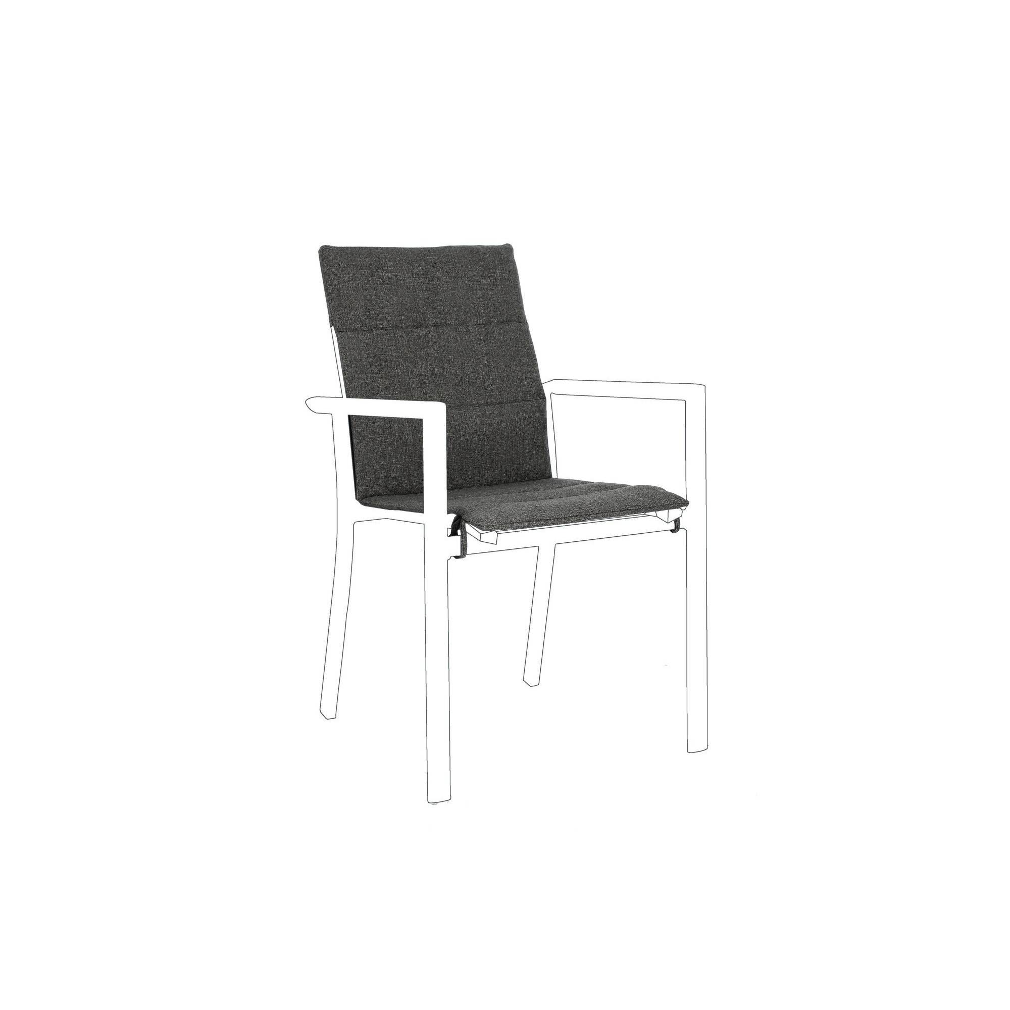 Autre - Coussins pour chaise de jardin en toile (lot de 4) - CASSIS - Image 4