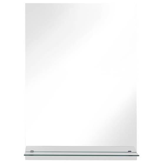 Miroir mural avec étagère 40x60 cm Verre trempé Maison Chic - Image 3