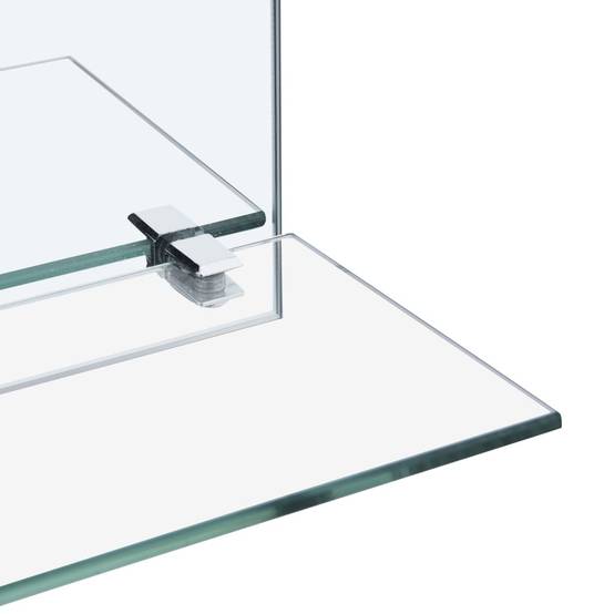 Miroir mural avec étagère 40x60 cm Verre trempé Maison Chic - Image 4
