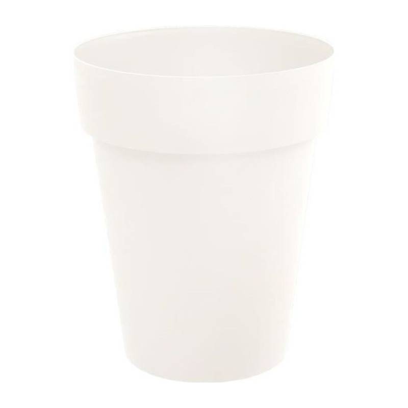 EDA Plastiques - Eda Vase Toscane Mi-haut - ø 44 X H 53 Cm - 50 L - Blanc - Image 1