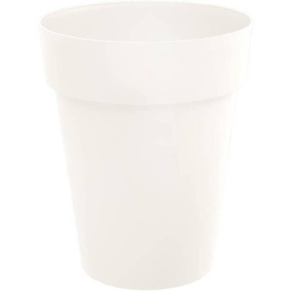 EDA Plastiques - Eda Vase Toscane Mi-haut - ø 44 X H 53 Cm - 50 L - Blanc - Image 2